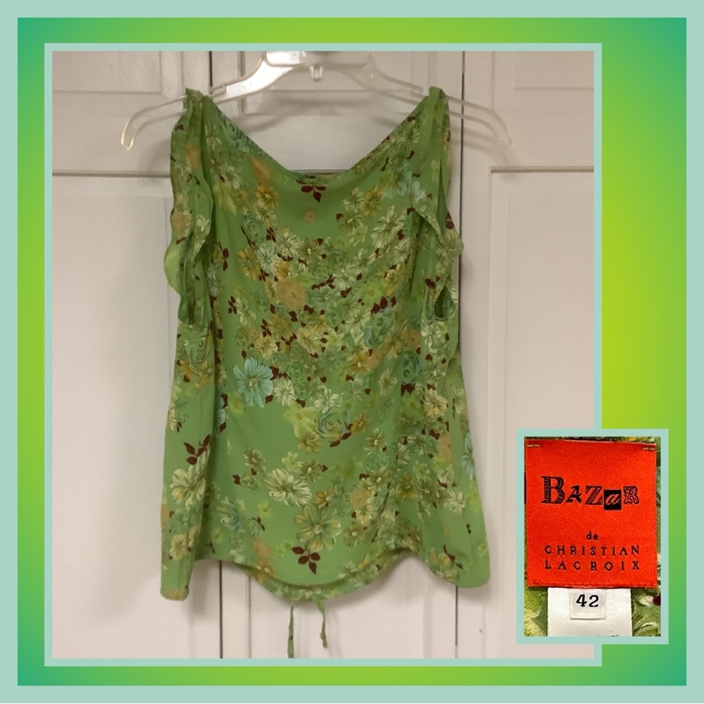 CHRISTIAN LACROIX BAZAR Blouse Top Size: EURO 42 suspect 2016 Collection?